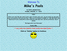 Tablet Screenshot of mikespools.us